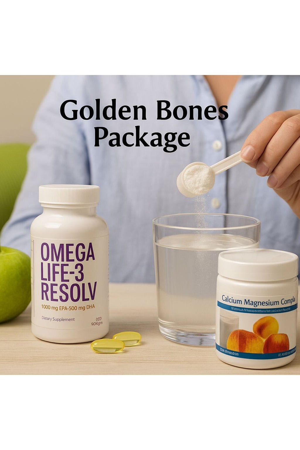 UNICITY Golden Bones Package – Omega Life-3 Resolv + Magnesium