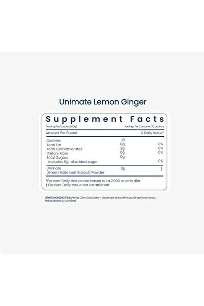 يونيميت بنكهة الليمون المضاد للشيخوخة - عبوة من 30 كيسًا تكفي لمدة شهر واحد