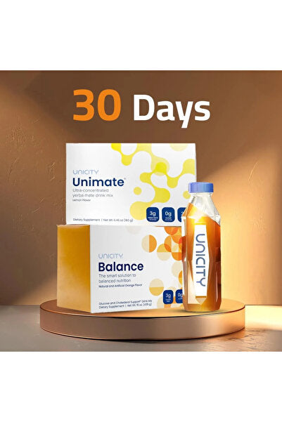 UNICITY Feel Great System - Unimate + Balance + Free Bottle ( one month pack )